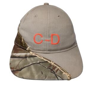 C-D Common Denominator Strapback Hat Multicolor One Size Camo Kati